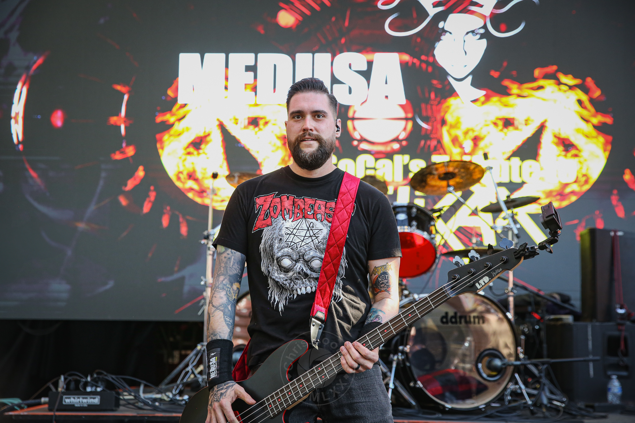 Johnny Aguerre - Bassist of MEDUSA - Anthrax Tribute Band